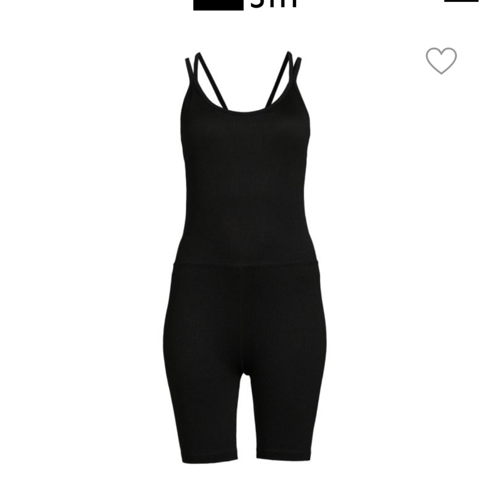 Calvin Klein performance strappy biker bodysuit